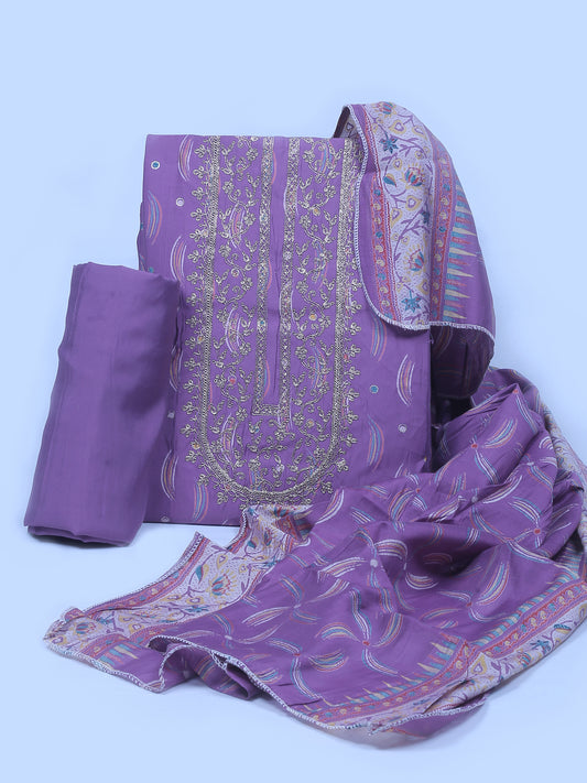 Raamiva Purple Ethnic Suit – Trendy Suit Salwar